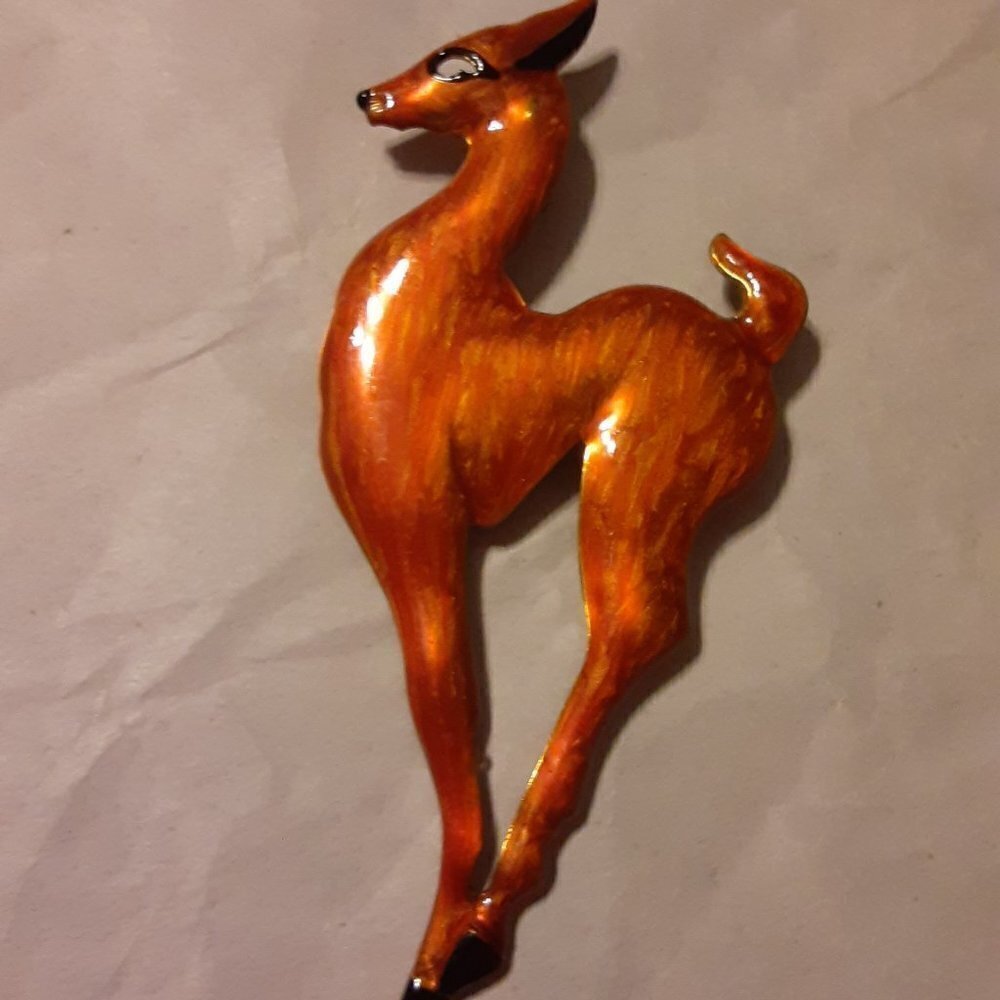 Gazelle Deer Pin Brooch